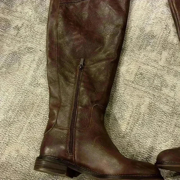 Franco Sarto Haleen Wide Calf Over the Knee Leather Boots SZ 7 - Picture 6 of 11